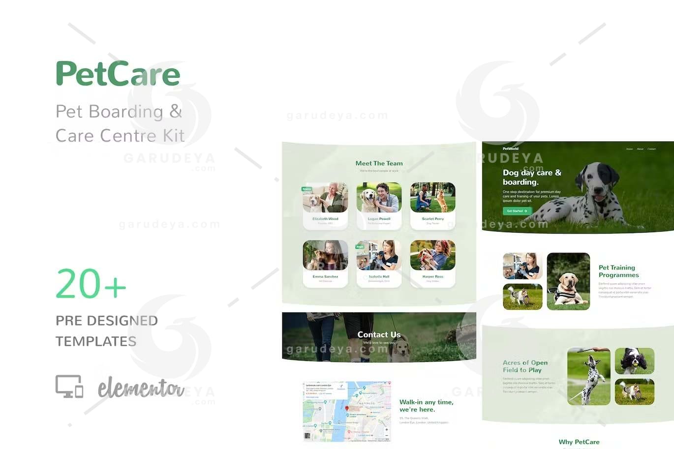 PetCare – Pet Boarding and Care Centre Template Kit