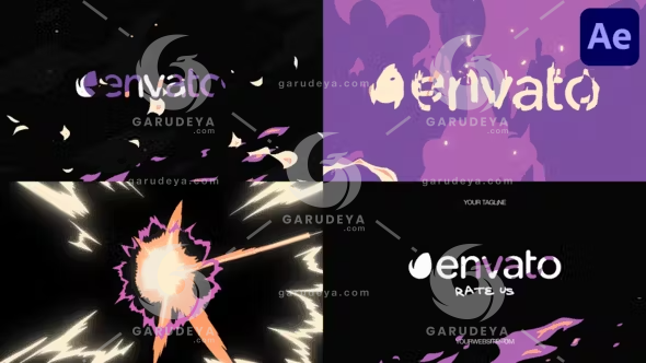 Anime Explosion Logo Opener – After Effects Videohive 50605290