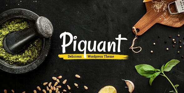 Piquant – Restaurant, Bar & Café Theme