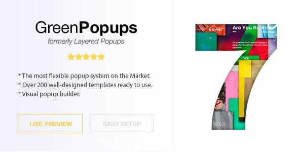 Popup Plugin for WordPress – Green Popups (formerly Layered Popups)