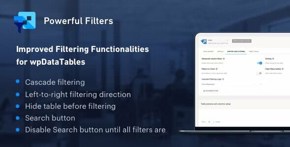 Powerful Filters for wpDataTables