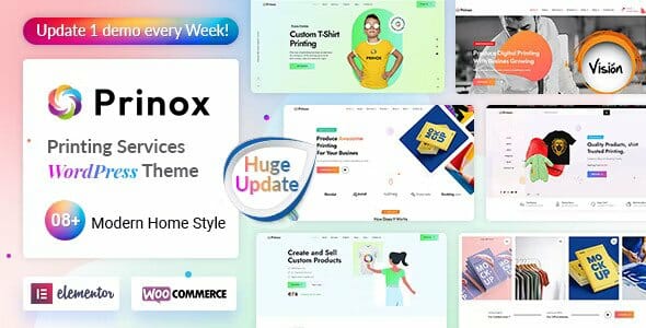 Prinox – Printing Services WordPress Theme