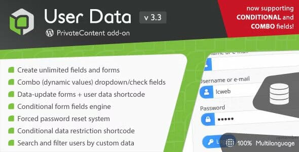 PrivateContent – User Data add-on