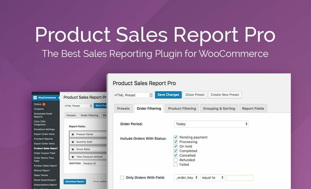 Product Sales Report Pro for WooCommerce