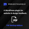 ProjectHuddle PDF Mockups Add-on