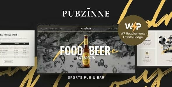 Pubzinne – Sports Bar & Pub WordPress Theme
