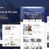 PuppyCare - Vetenarian & Pet Care WordPress Elementor Template Kit