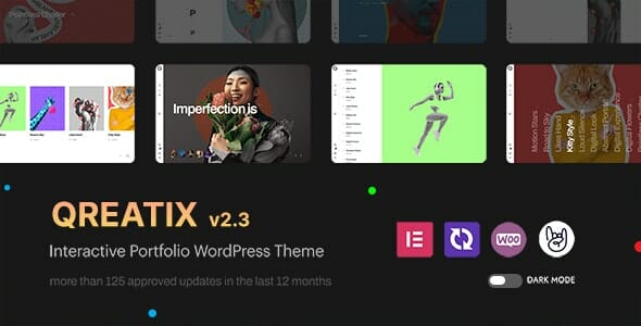 Qreatix – Interactive Portfolio WordPress Theme