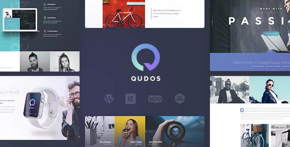 Qudos – Creative Portfolio & Agency WordPress Theme