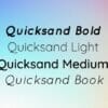 Quicksand Font