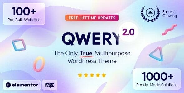 Qwery – Multi-Purpose Business WordPress Theme + RTL