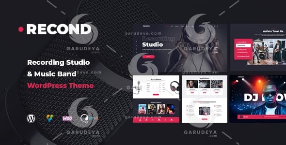 Recond – Recording Studio & Music Band WordPress Theme