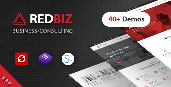 RedBiz – Finance & Consulting Multi-Purpose WordPress Theme