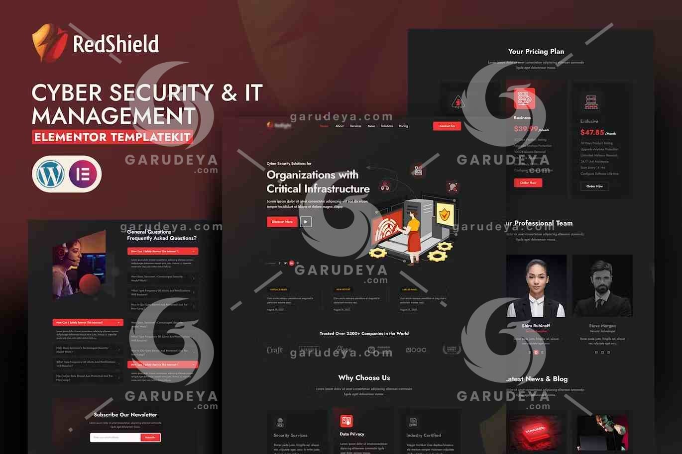 RedShield Cyber Security & IT Management Template Kit