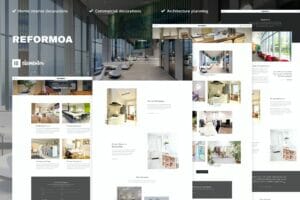 Reformoa - Architecture & Interior Design Elementor Template Kit