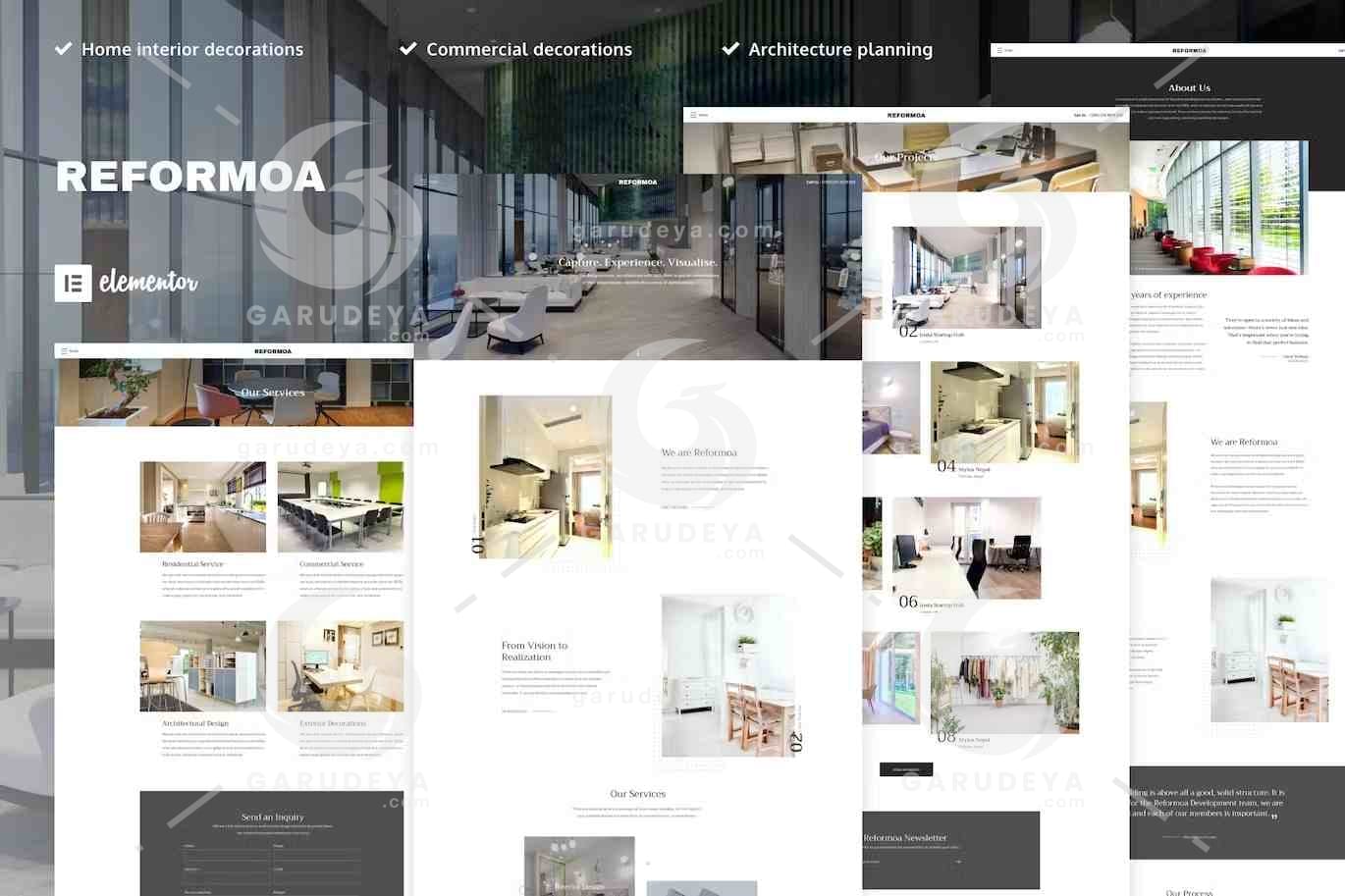 Reformoa - Architecture & Interior Design Elementor Template Kit