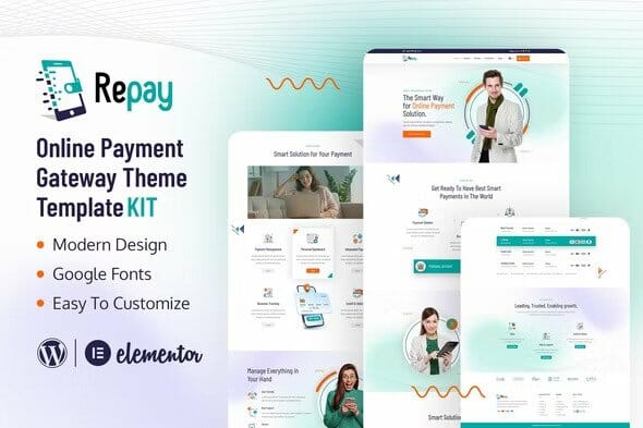 Repay Payment Gateway Elementor Template Kit