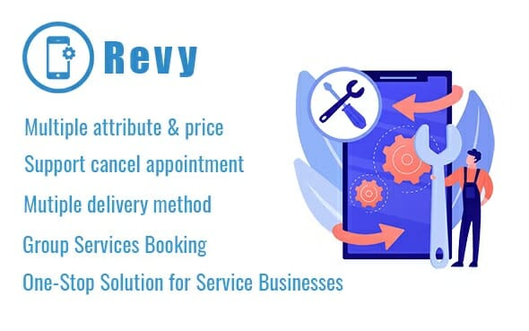 Revy – WordPress booking system for repair service industries