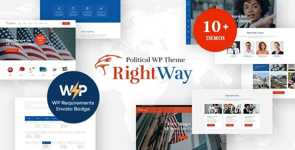 Right Way | Election Campaign and Political Candidate WordPress Theme