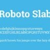 Roboto Slab Font