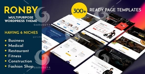 Ronby - 6 Niche Business Multi-Purpose WordPress Theme