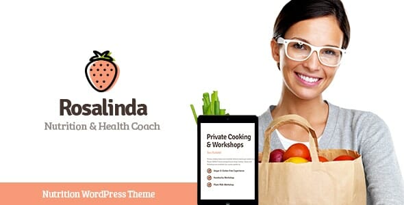 Rosalinda - Health Coach & Vegetarian Lifestyle Blog WordPress Theme