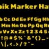 Rubik Marker Hatch Font