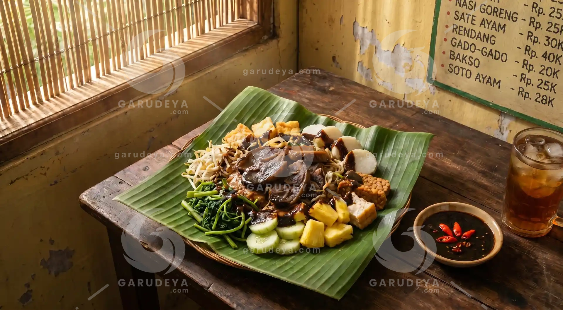 Rujak Cingur Surabaya Plate