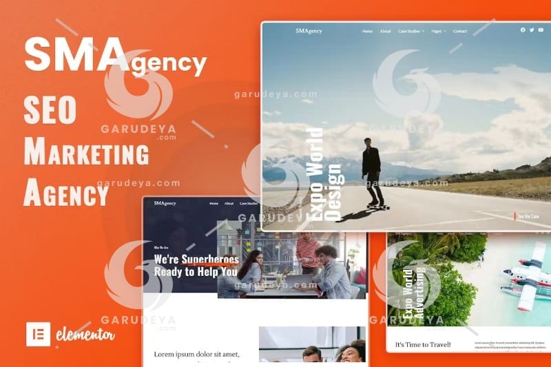SMAgency - SEO Marketing Agency Elementor Template Kit
