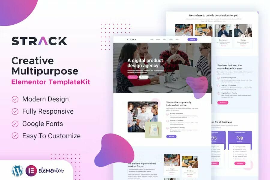 STRACK Multipurpose Business – Elementor Template Kit