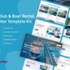 Saile Yacht Club & Boat Rental Elementor Template Kit