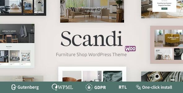 Scandi – Furniture Store and Home Decor Shop WooCommerce Theme