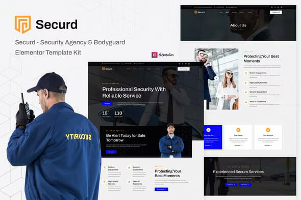 Securd - Security Agency & Bodyguard Elementor Template