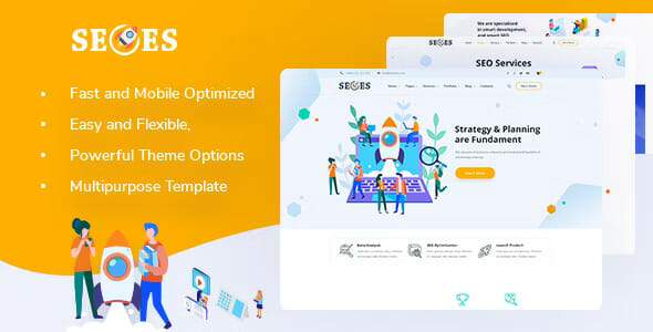 Seoes – Marketing Agency WordPress Theme