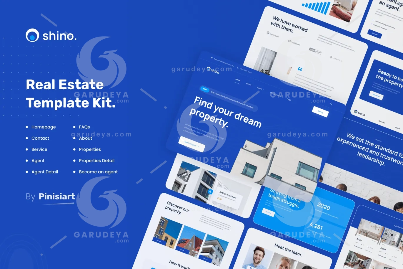 Shino – Apartment & Single Property Real Estate Elementor Template Kit