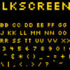 Silkscreen Font