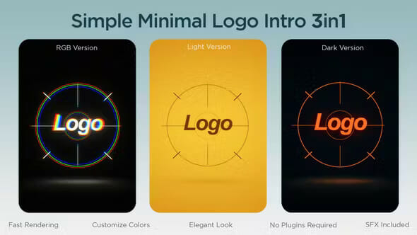 Simple Minimal Logo VideoHive 34130529