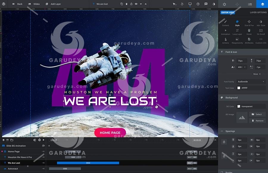 Slider Revolution WordPress Plugin preview 1