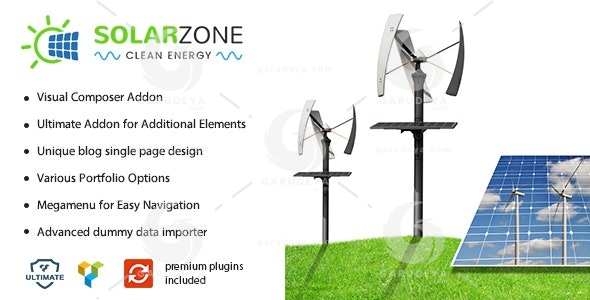 Solar Energy - Wind & Power Company WordPress Theme