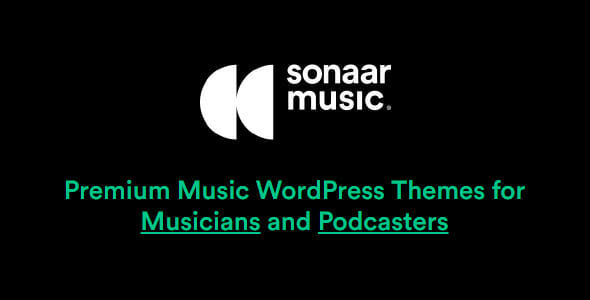 Sonaar Music – Premium Music WordPress Themes for Musicians and Podcasters (All themes)