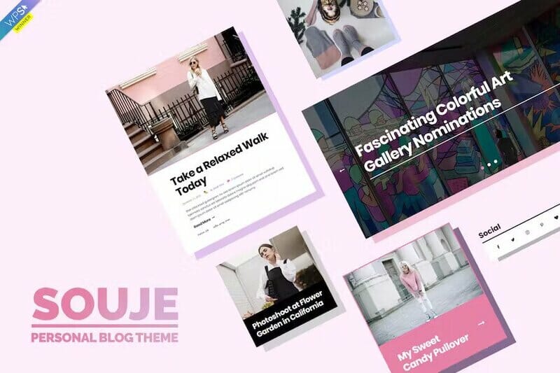 Souje Personal WordPress Blog Theme