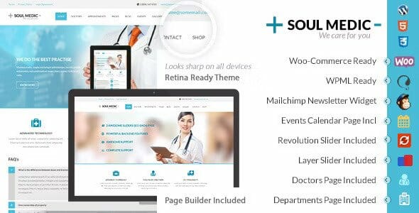 SoulMedic | Hospital & Doctor WordPress Theme