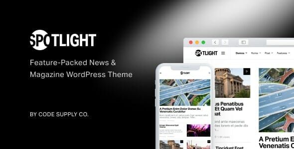 Spotlight – Feature-Packed News & Magazine WordPress Theme