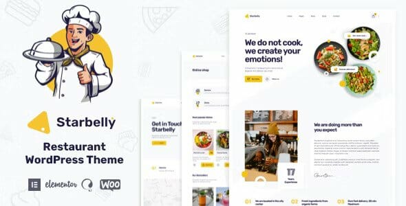 Starbelly – Restaurant WordPress Theme