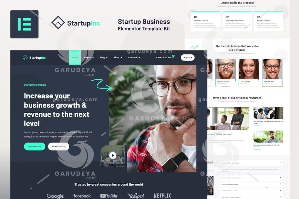 StartupInc – Startup Business Elementor Template Kit