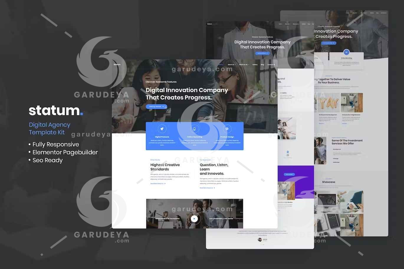 Statum – Business & Agency Elementor Template Kit