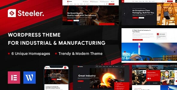 Steeler – Industrial & Manufacturing WordPress Theme