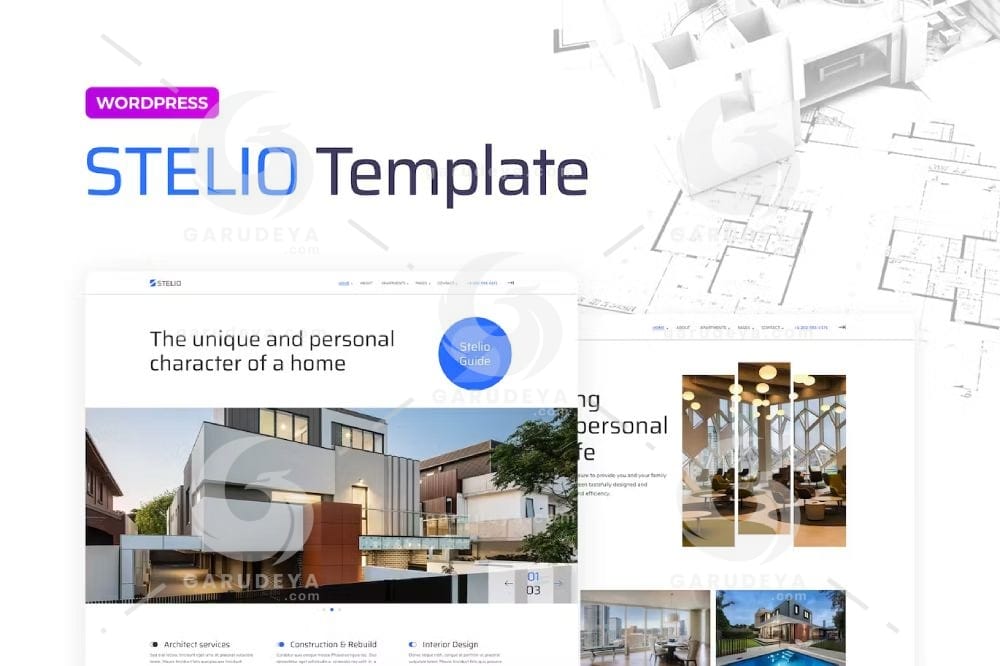 Stelio – Architects & Construction Company Elementor Pro Template Kit