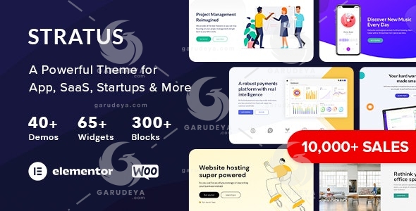 Stratus – App, SaaS & Software Startup Tech Theme