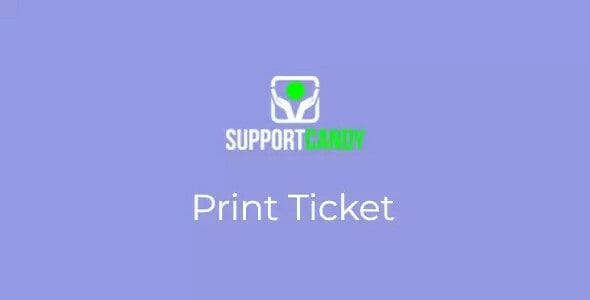 SupportCandy Print Tickets Addon